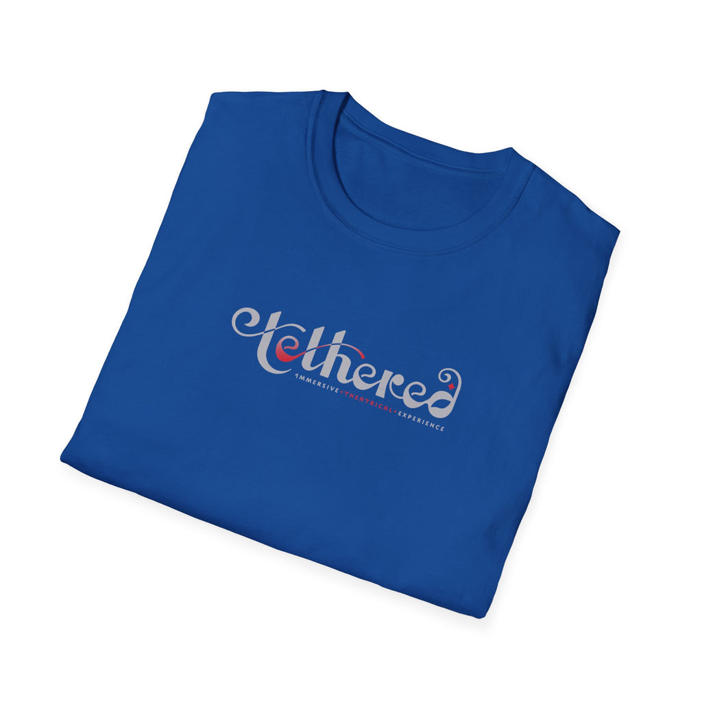 Tethered "White" Logo Unisex Softstyle T-Shirt