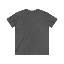 Load image into Gallery viewer, Tethered 2025 Fitted Logo V‑Neck Tee — Stylized Script Graphic T‑Shirt
