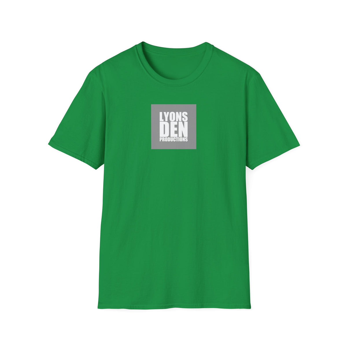 Lyons Den Productions "Gray" Logo Men's Fitted Short Sleeve Tee