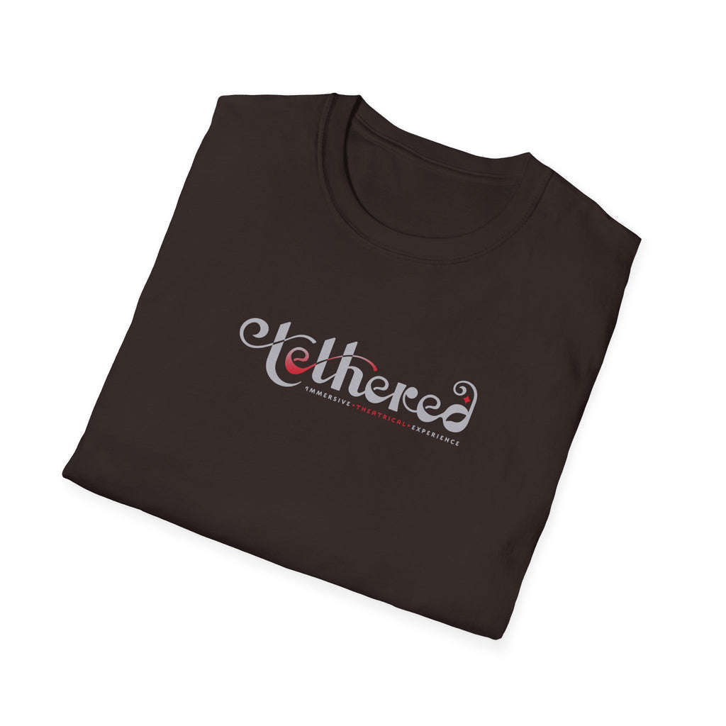 Tethered "White" Logo Unisex Softstyle T-Shirt