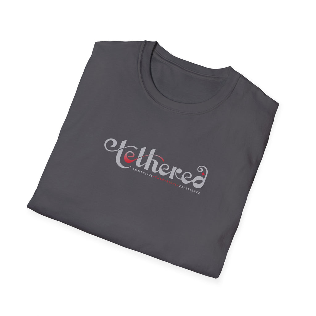 Tethered "White" Logo Unisex Softstyle T-Shirt