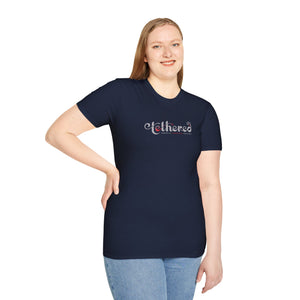 Tethered "White" Logo Unisex Softstyle T-Shirt