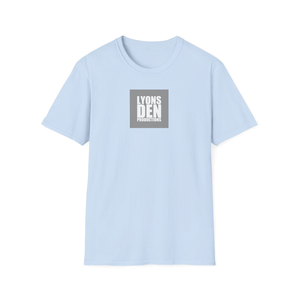 Lyons Den Productions "Gray" Logo Men's Fitted Short Sleeve Tee