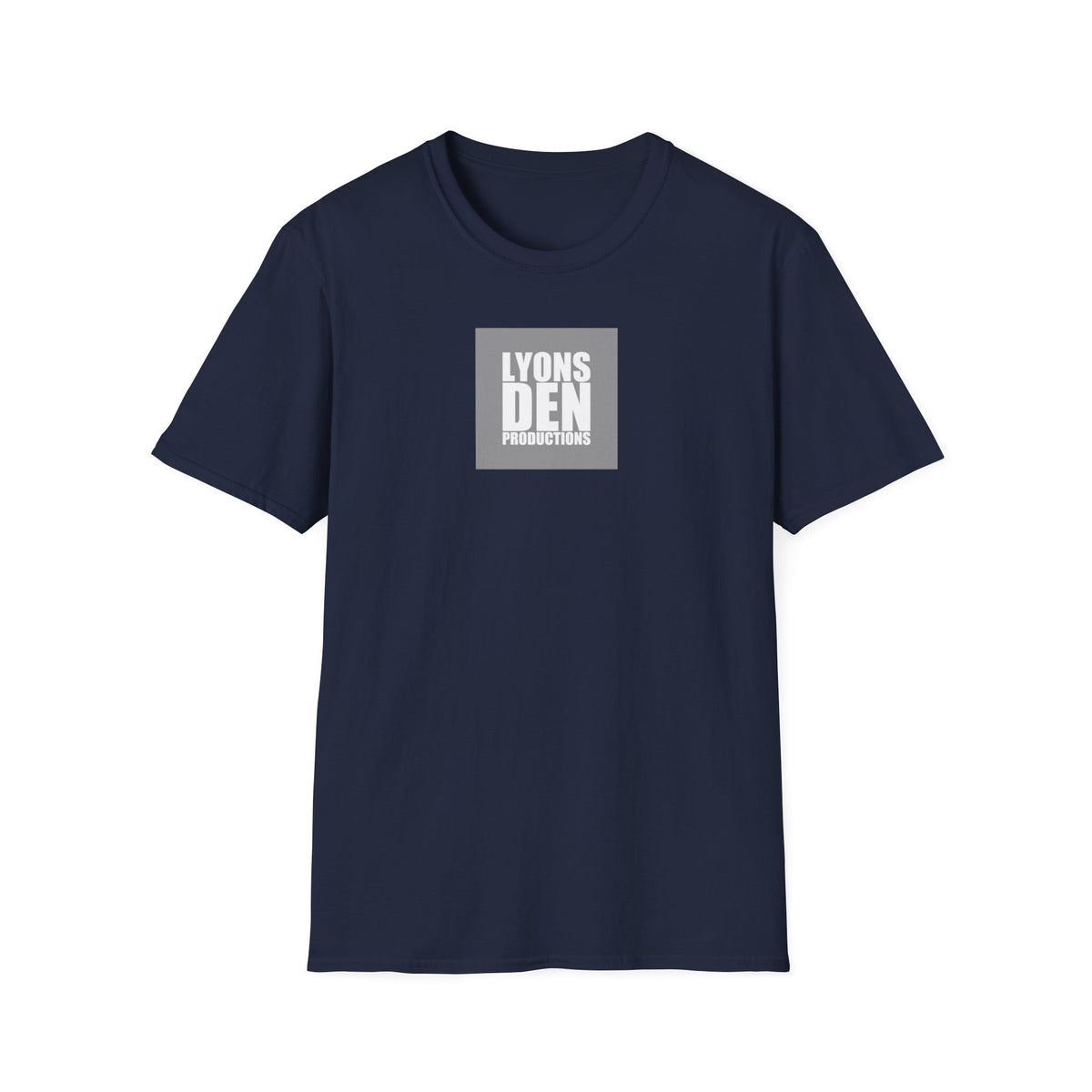 Lyons Den Productions "Gray" Logo Men's Fitted Short Sleeve Tee