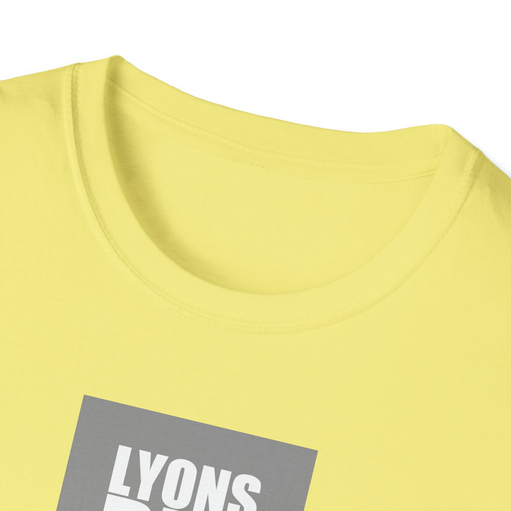 Lyons Den Productions "Gray" Logo Men's Fitted Short Sleeve Tee