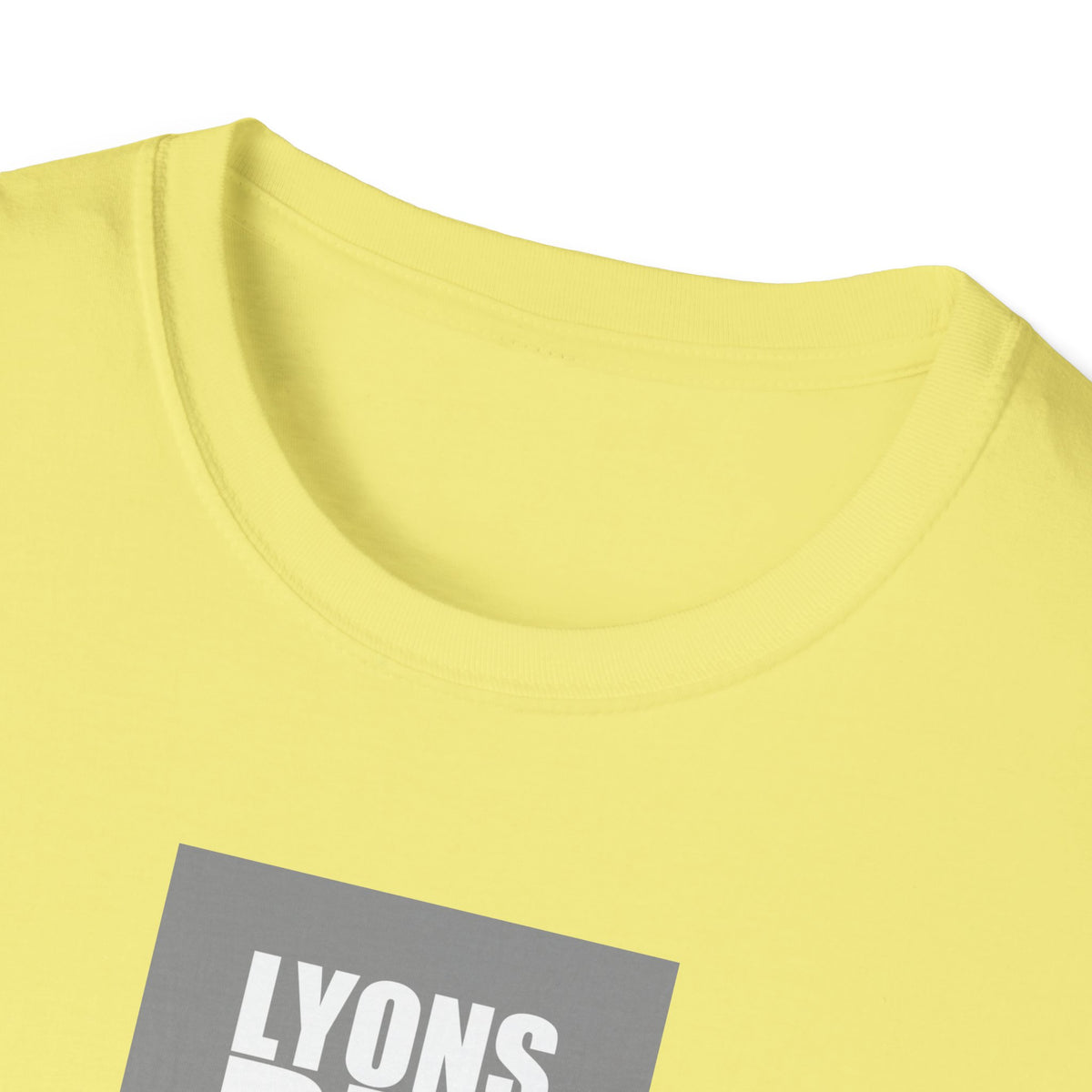 Lyons Den Productions "Gray" Logo Men's Fitted Short Sleeve Tee