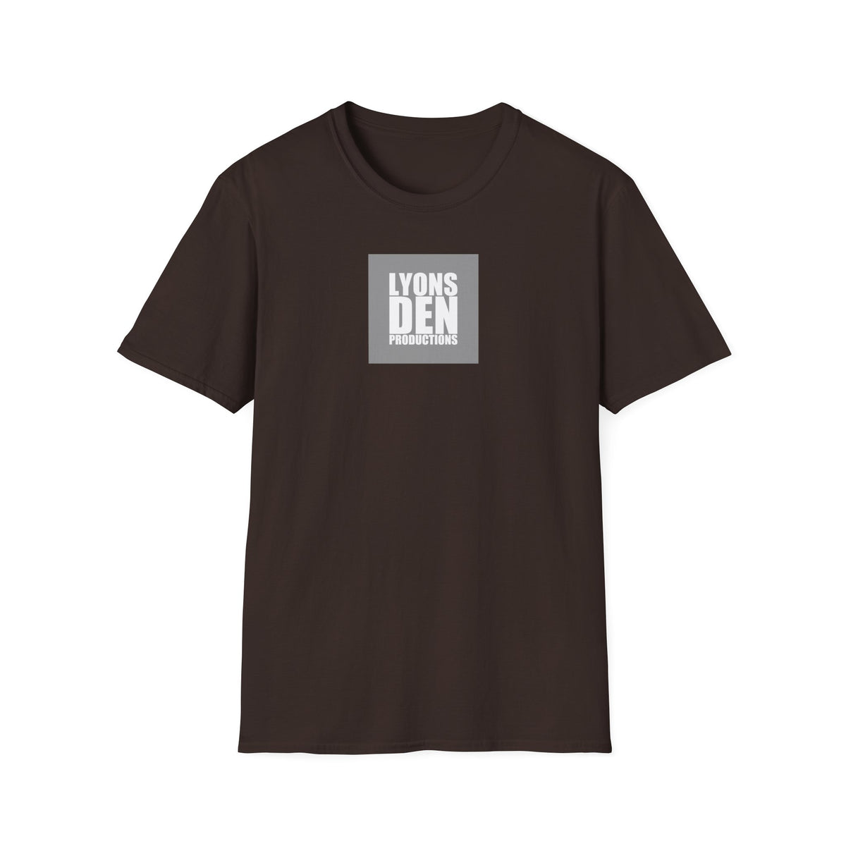 Lyons Den Productions "Gray" Logo Men's Fitted Short Sleeve Tee