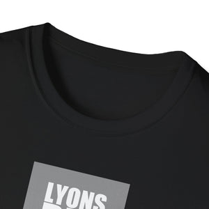 Lyons Den Productions "Gray" Logo Men's Fitted Short Sleeve Tee