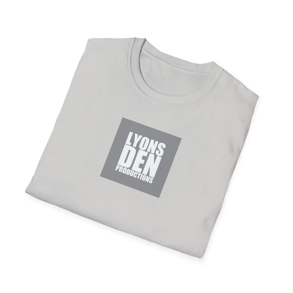 Lyons Den Productions "Gray" Logo Men's Fitted Short Sleeve Tee