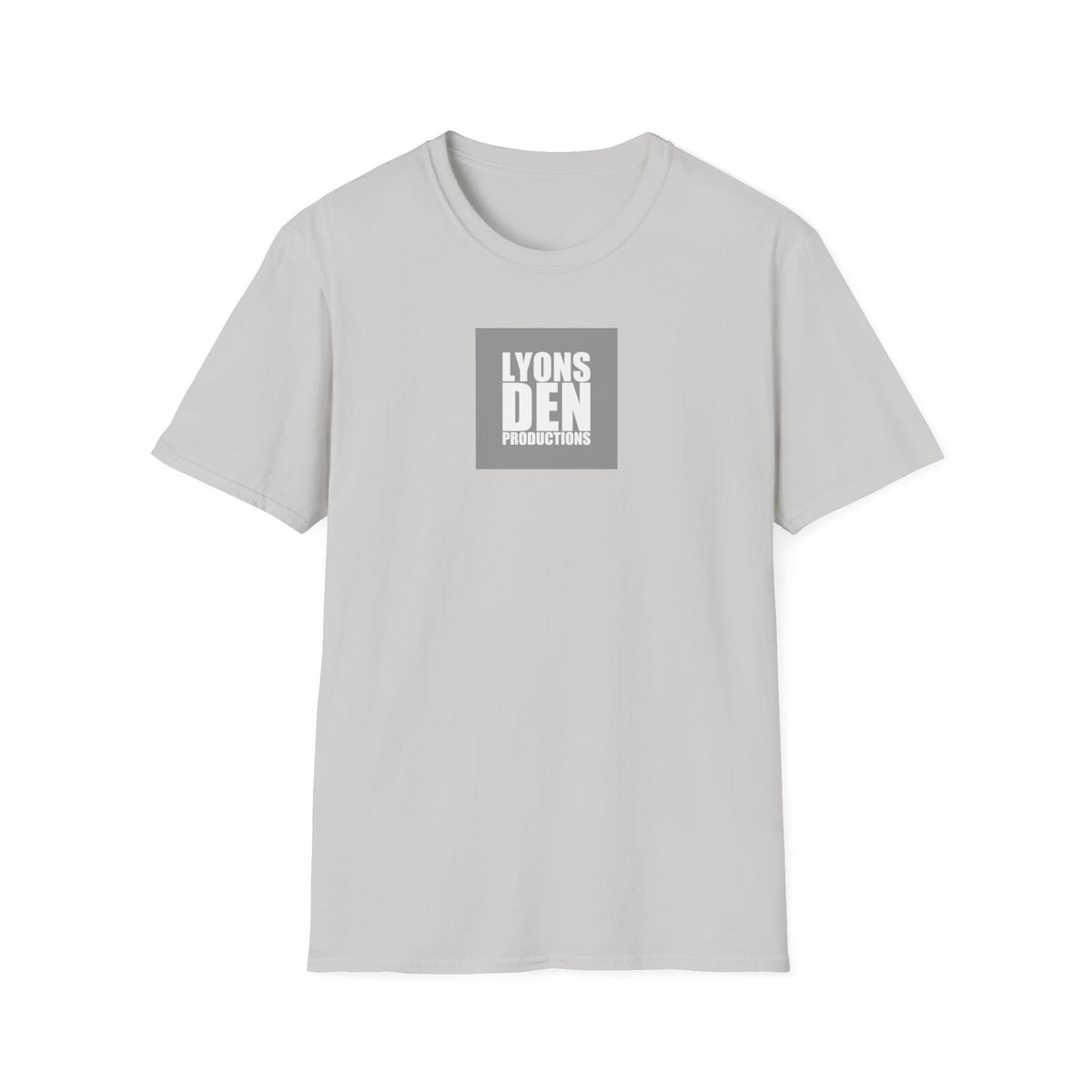 Lyons Den Productions "Gray" Logo Men's Fitted Short Sleeve Tee