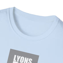 Load image into Gallery viewer, Lyons Den Productions &quot;Gray&quot; Logo Men&#39;s Fitted Short Sleeve Tee
