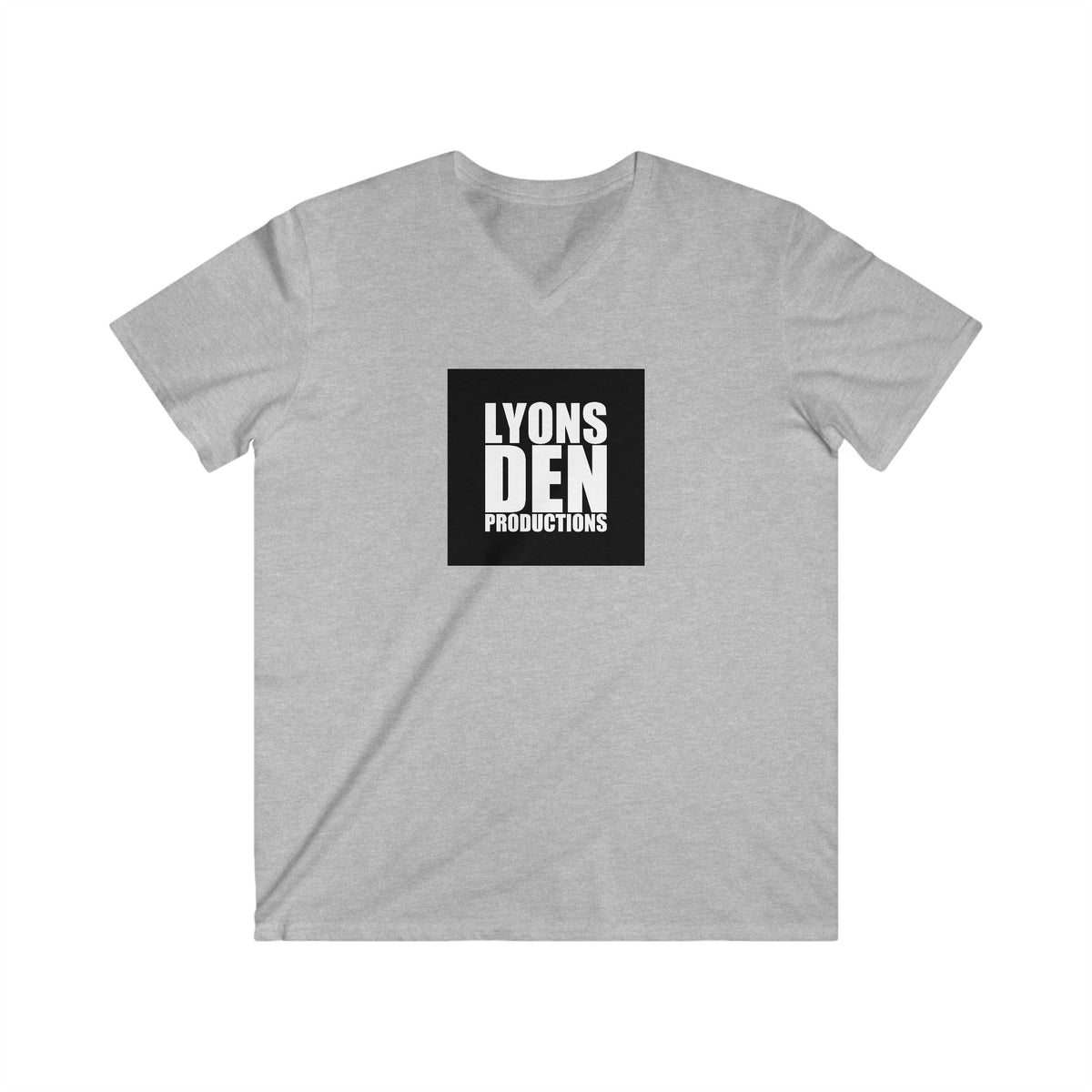 LDP "Black" Logo V-Neck Tee — Logo Graphic Men’s T-Shirt