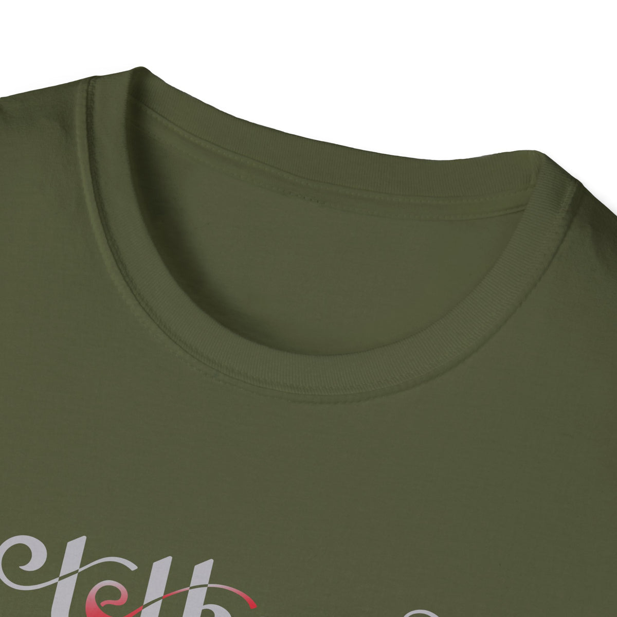 Tethered "White" Logo Unisex Softstyle T-Shirt
