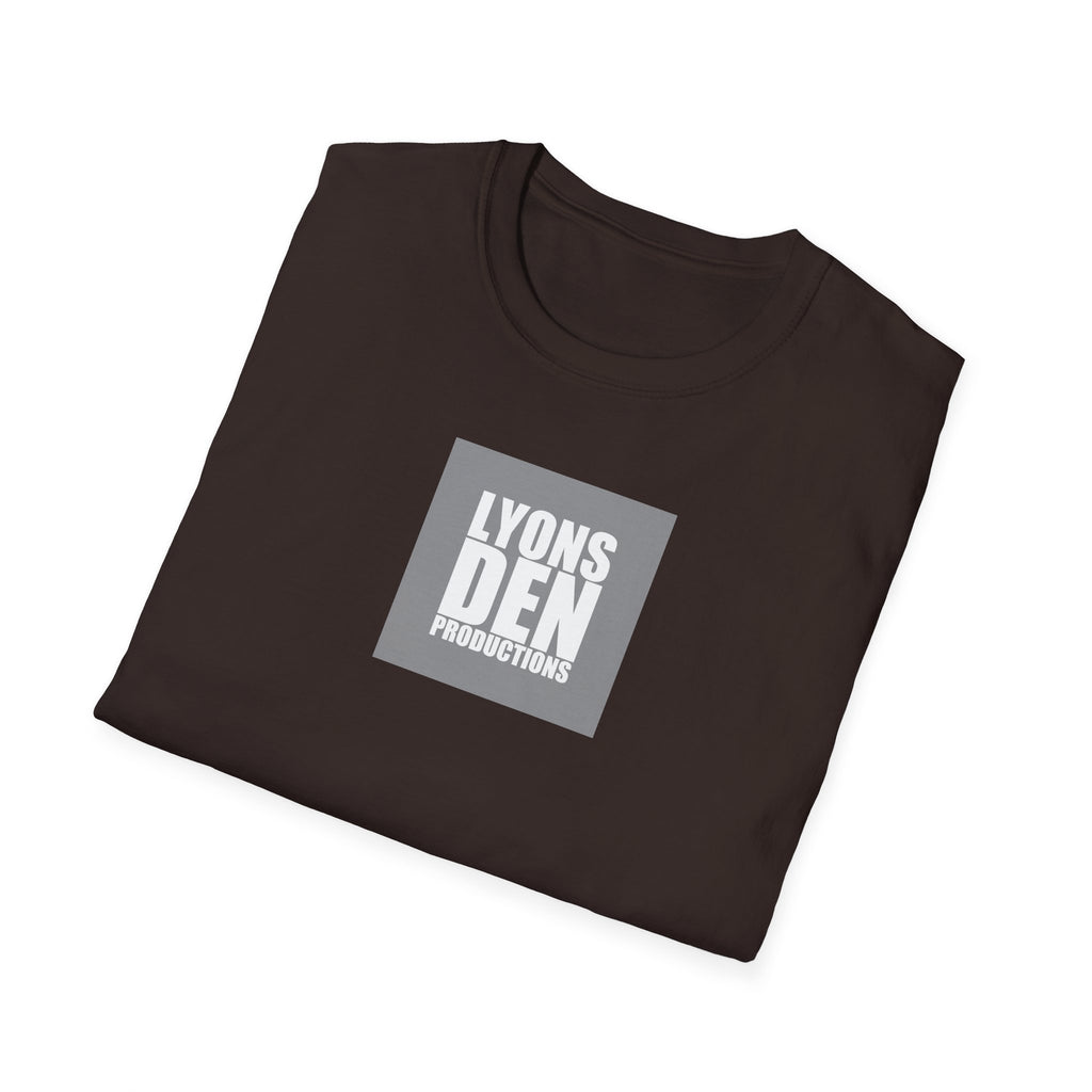 Lyons Den Productions "Gray" Logo Men's Fitted Short Sleeve Tee