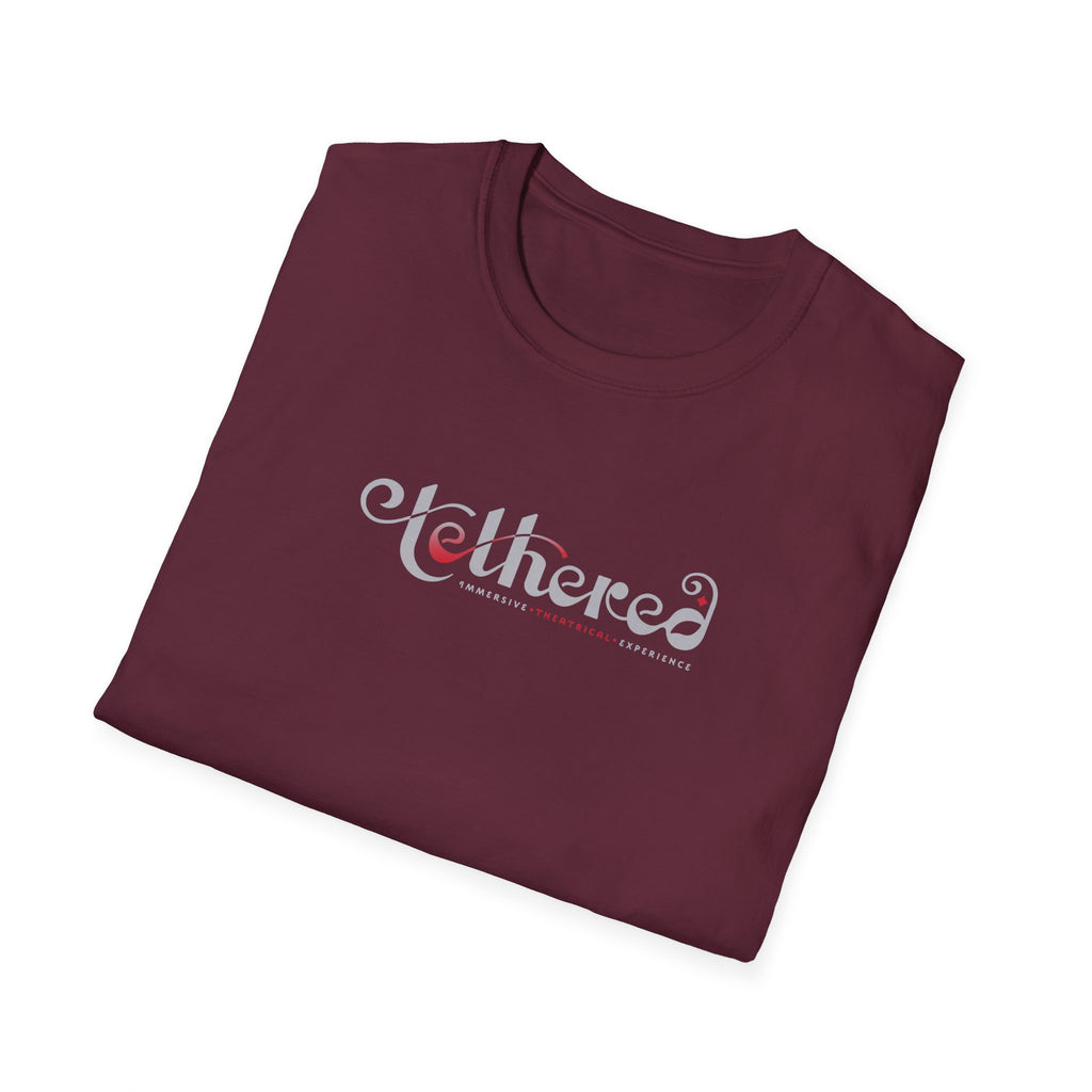 Tethered "White" Logo Unisex Softstyle T-Shirt