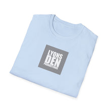 Load image into Gallery viewer, Lyons Den Productions &quot;Gray&quot; Logo Men&#39;s Fitted Short Sleeve Tee
