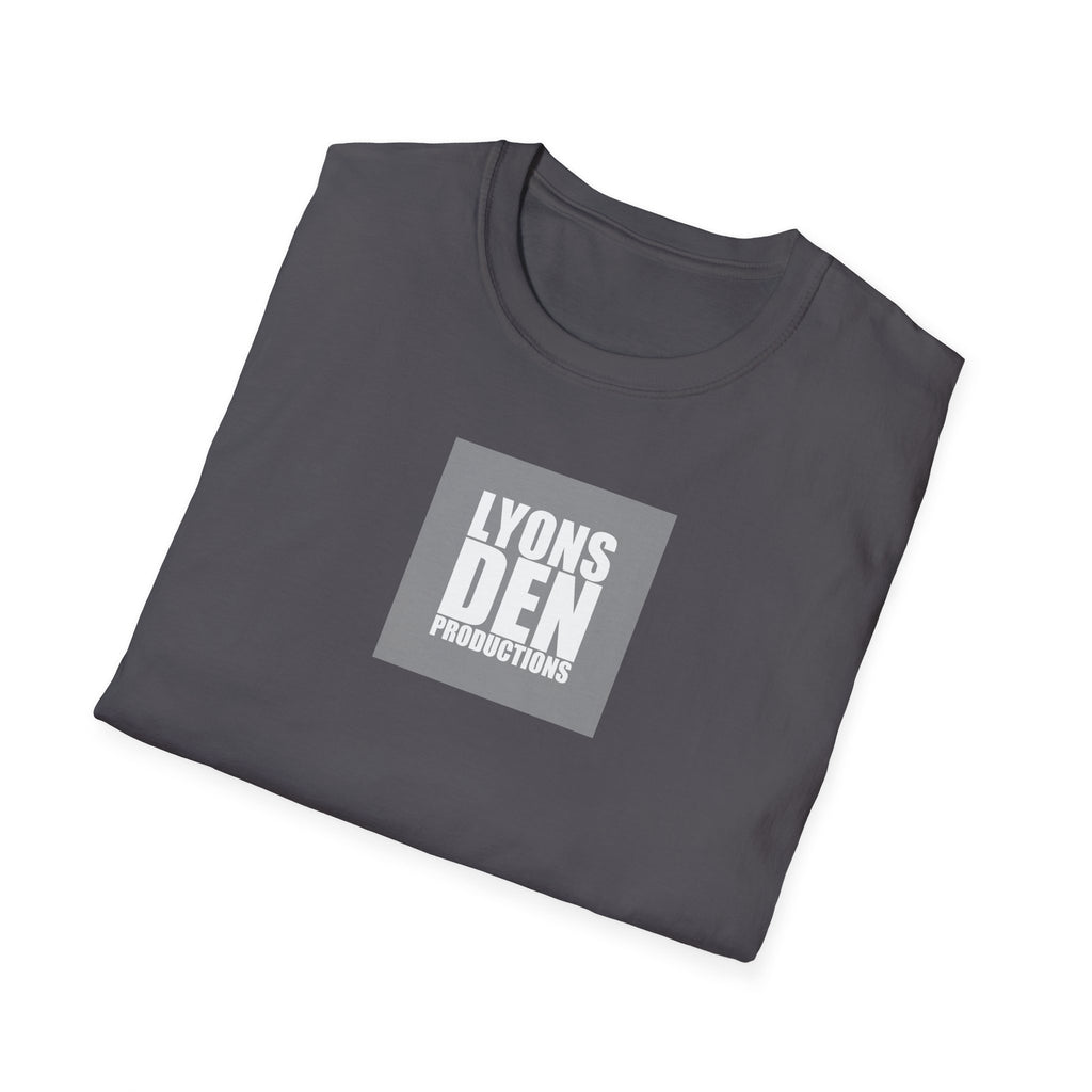 Lyons Den Productions "Gray" Logo Men's Fitted Short Sleeve Tee