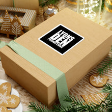 Load image into Gallery viewer, LDP Logo 3x3 Sticker — Black Square Kiss-Cut Sticker
