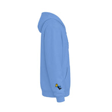 Load image into Gallery viewer, "The Lever" Zip Hoodie with Embroidered Chest &amp; Sleeve Design

