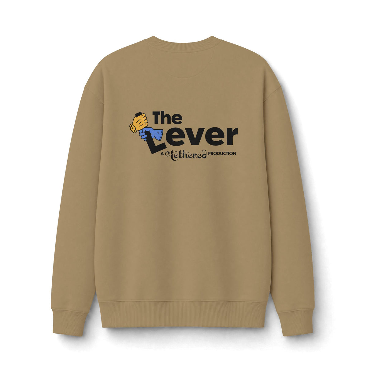 "The Lever" 2-Sided Print Logo Crewneck Sweatshirt
