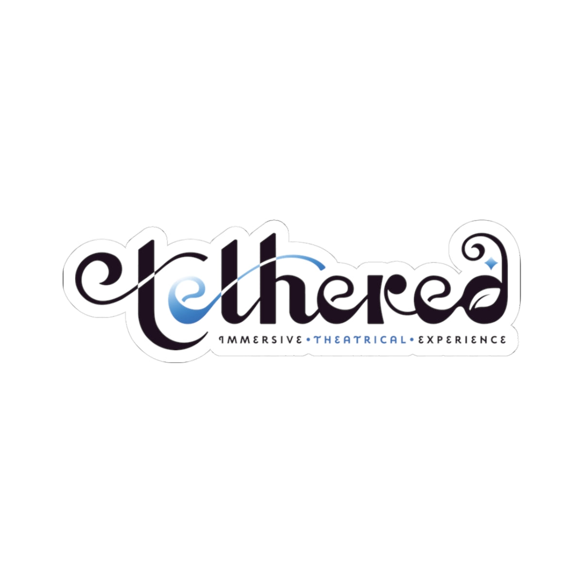 Tethered 2025 Logo Kiss-Cut Sticker — Immersive Theatrical Experience Decal