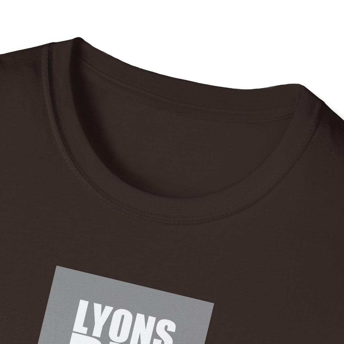 Lyons Den Productions "Gray" Logo Men's Fitted Short Sleeve Tee