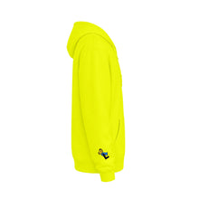 Load image into Gallery viewer, "The Lever" Zip Hoodie with Embroidered Chest &amp; Sleeve Design
