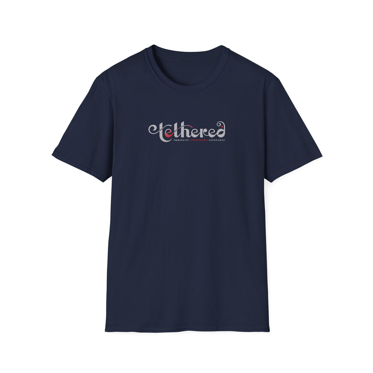 Tethered "White" Logo Unisex Softstyle T-Shirt