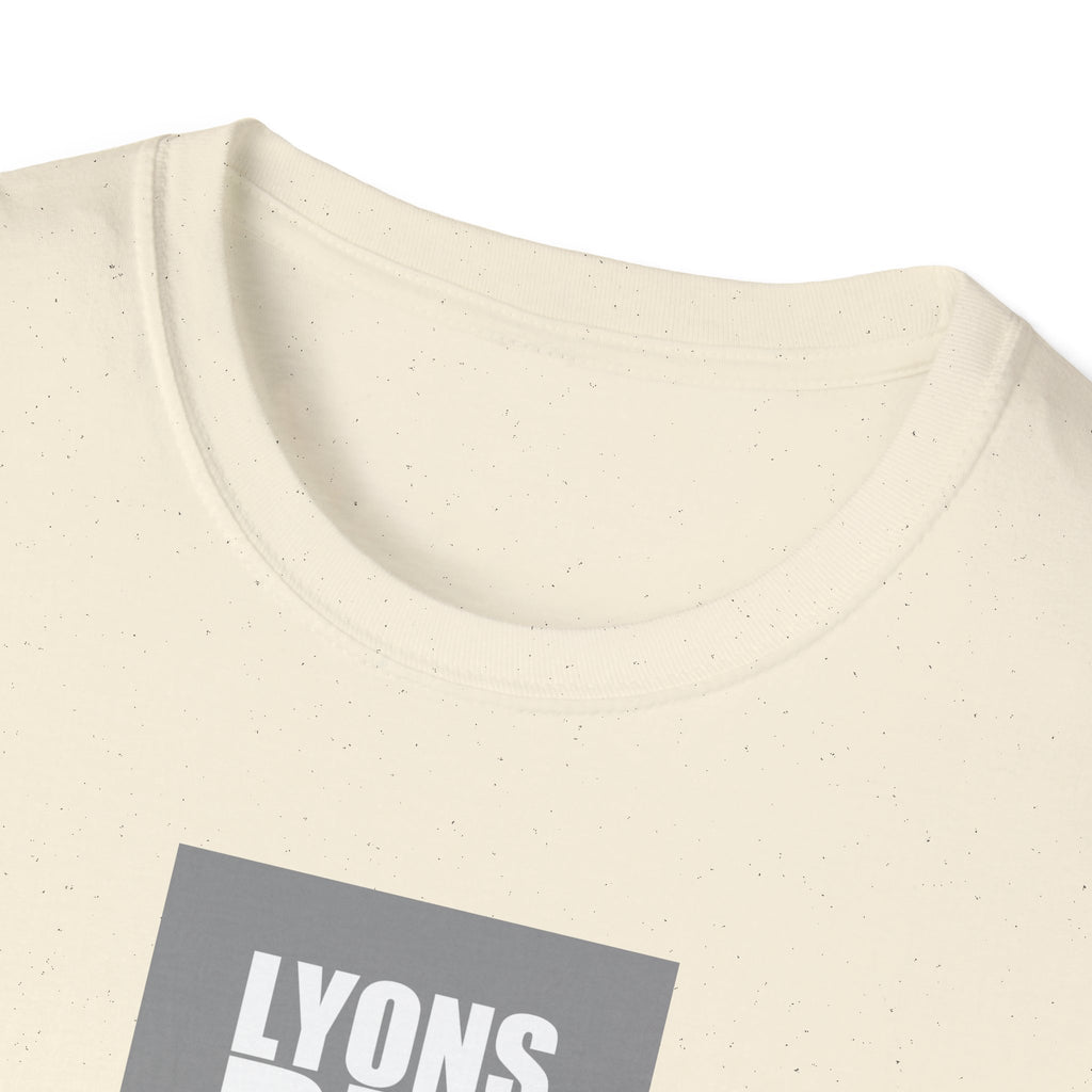 Lyons Den Productions "Gray" Logo Men's Fitted Short Sleeve Tee