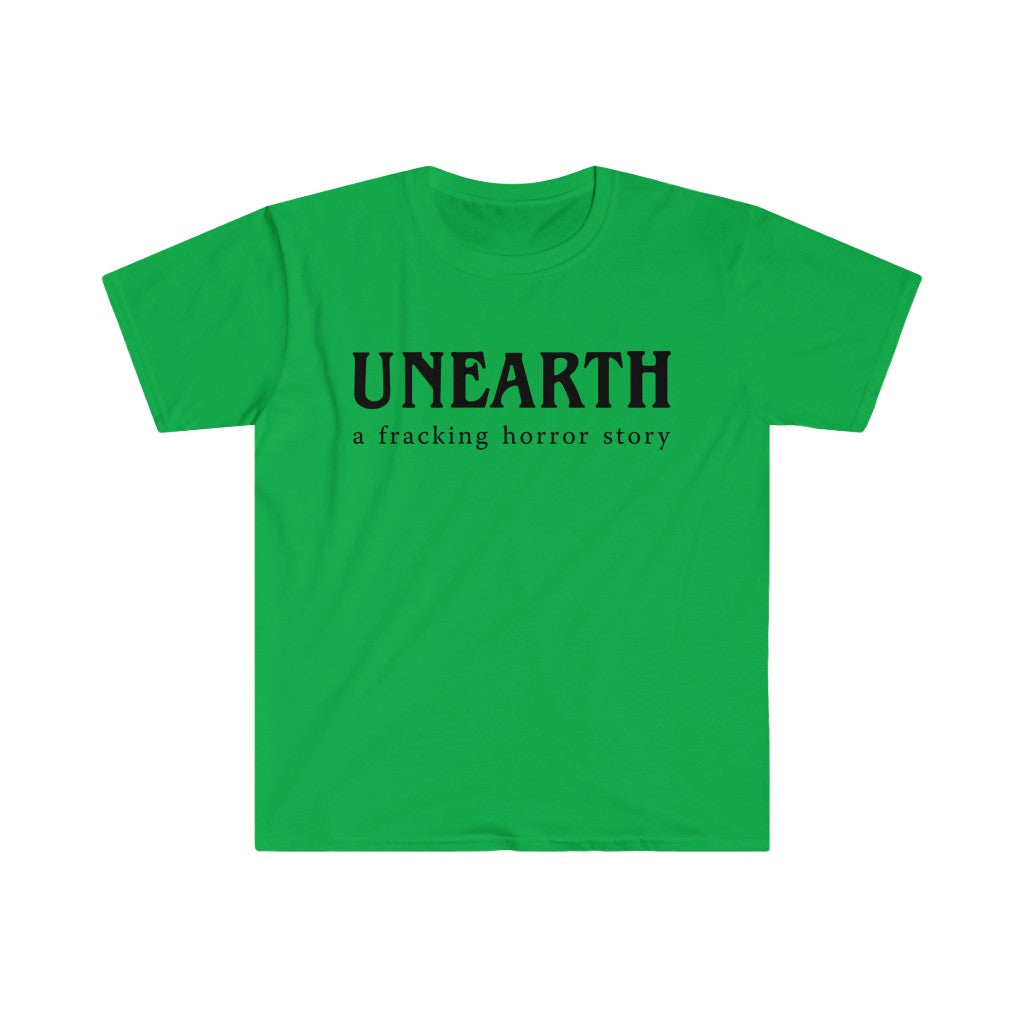 Unearth Black Logo Men's Fitted Short Sleeve Tee
