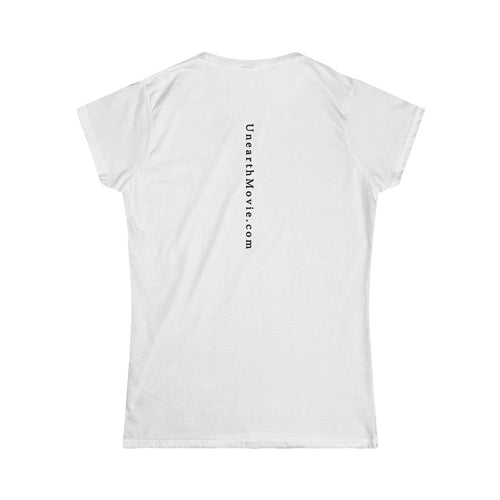 Unearth Black Logo Women's Softstyle Fitted Tee