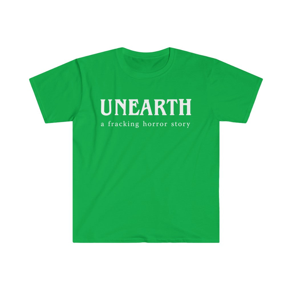 Unearth White Logo Men's Fitted Short Sleeve Tee