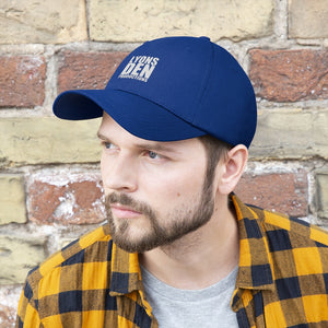 Lyons Den Productions White Logo Unisex Twill Hat