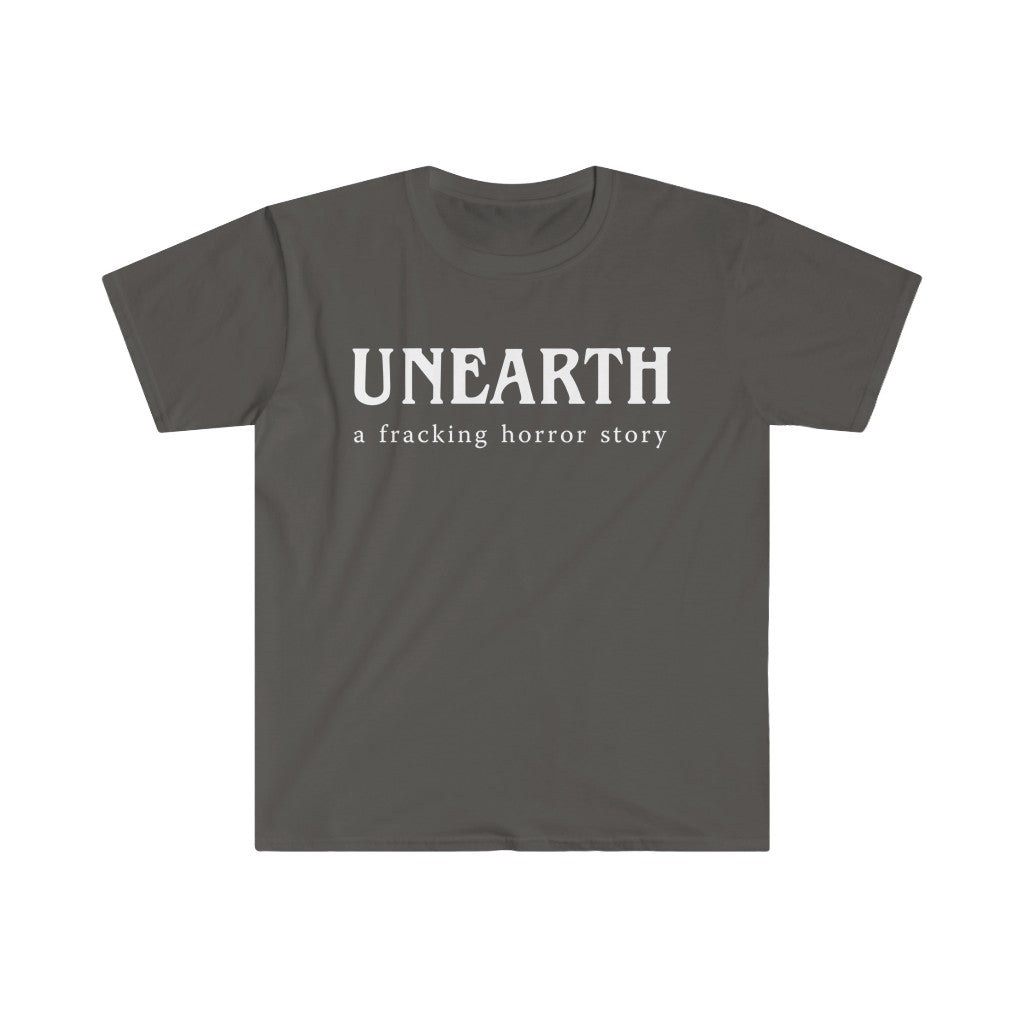 Unearth White Logo Men's Fitted Short Sleeve Tee
