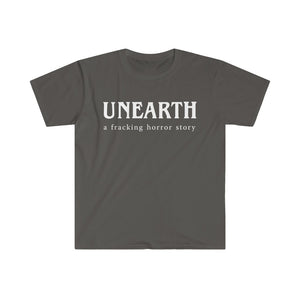Unearth White Logo Men's Fitted Short Sleeve Tee