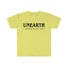 Load image into Gallery viewer, Unearth Black Logo Men&#39;s Fitted Short Sleeve Tee
