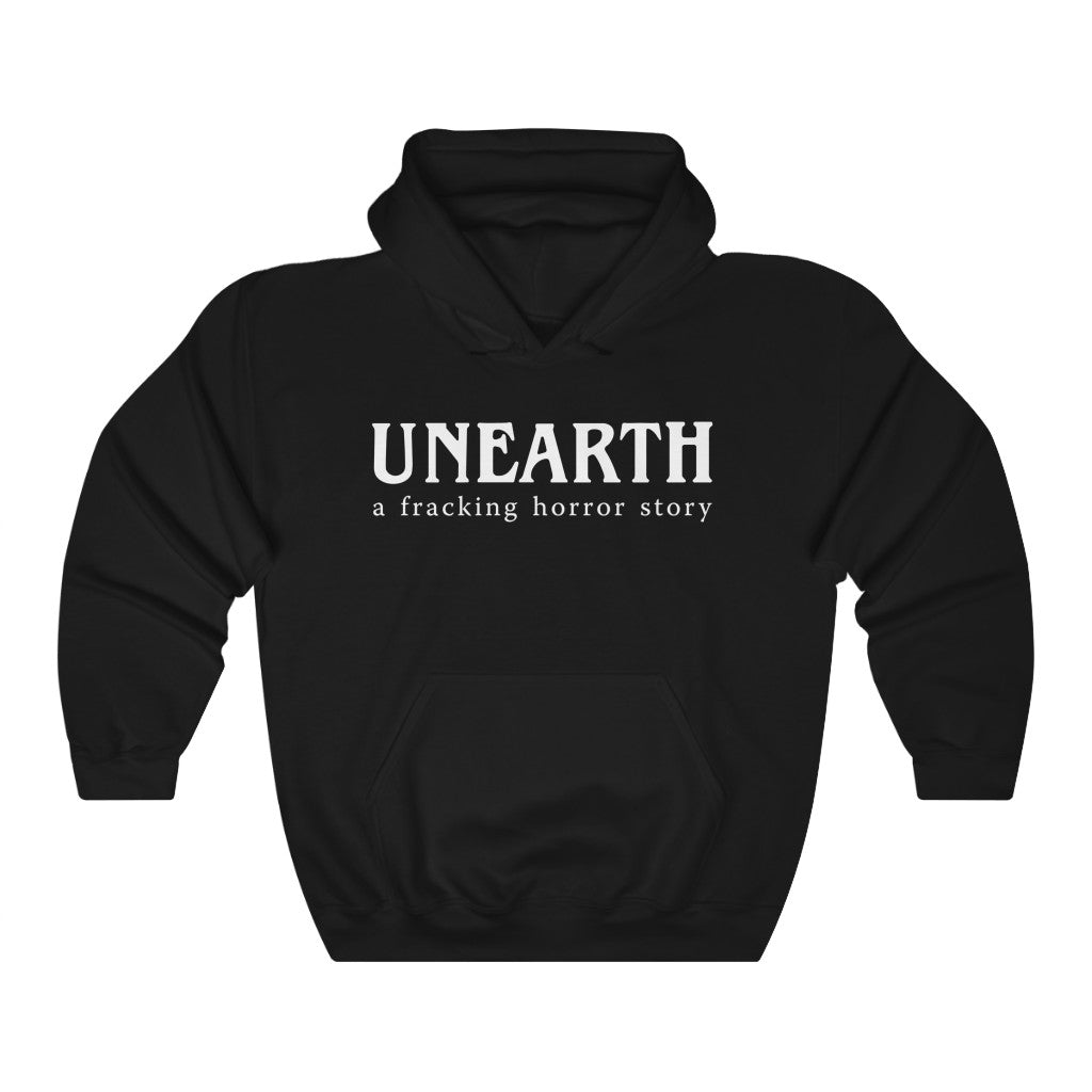 Unearth White Logo Unisex Heavy Blend™ Hooded Sweatshirt