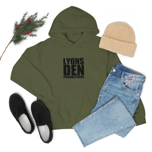 Lyons Den Productions Black Logo Unisex Heavy Blend™ Hooded Sweatshirt