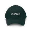 Unearth White Logo Unisex Twill Hat