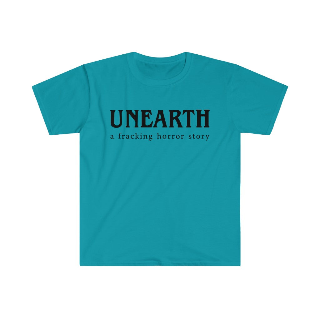 Unearth Black Logo Men's Fitted Short Sleeve Tee