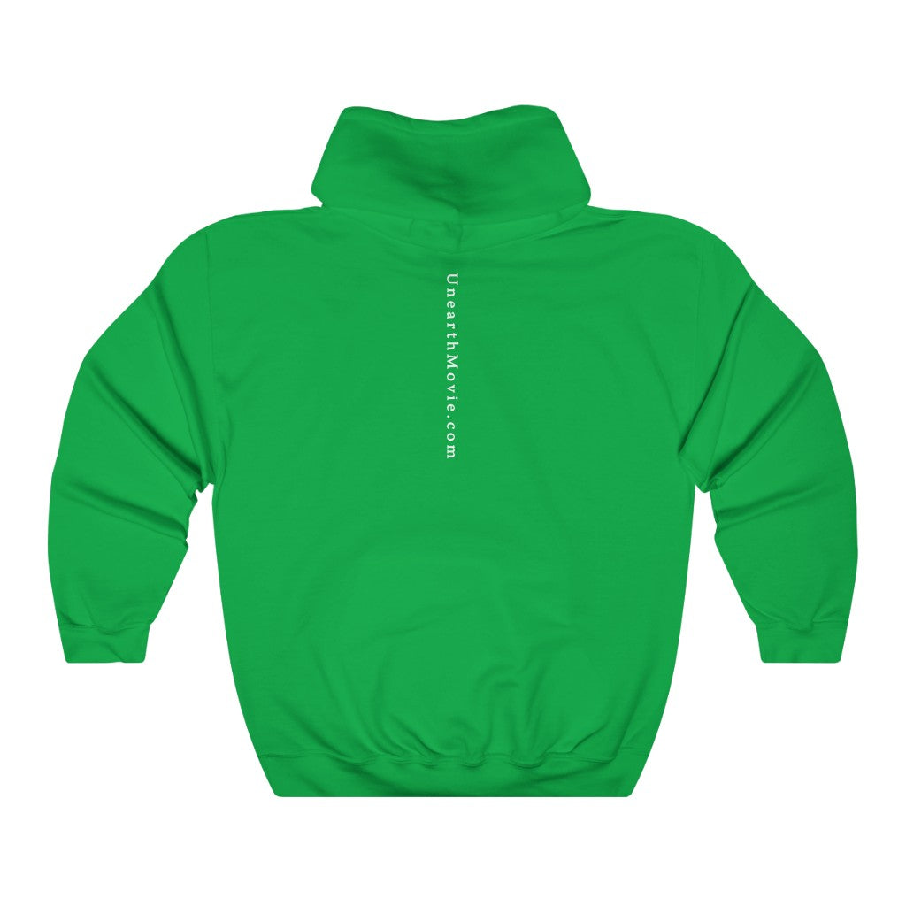 Unearth White Logo Unisex Heavy Blend™ Hooded Sweatshirt