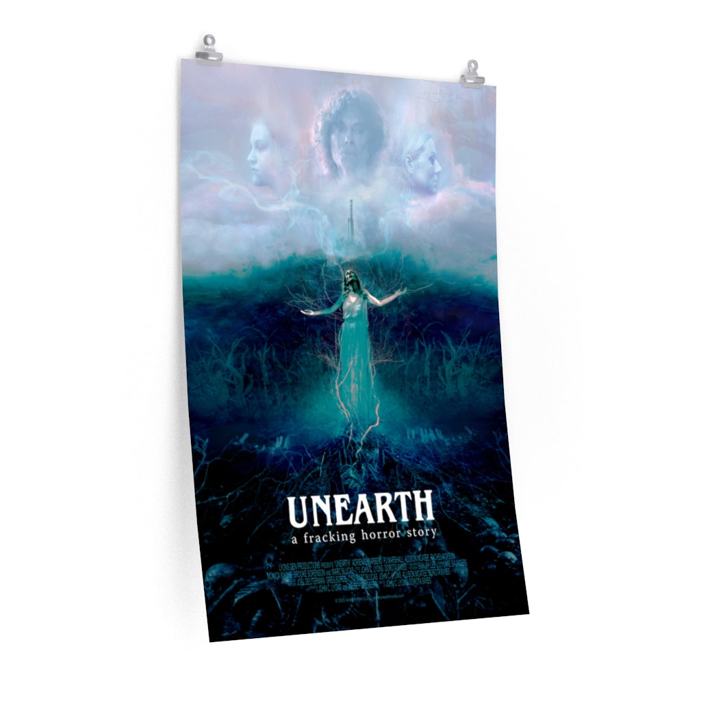 Unearth Official Movie Poster, Unframed with Matte finish