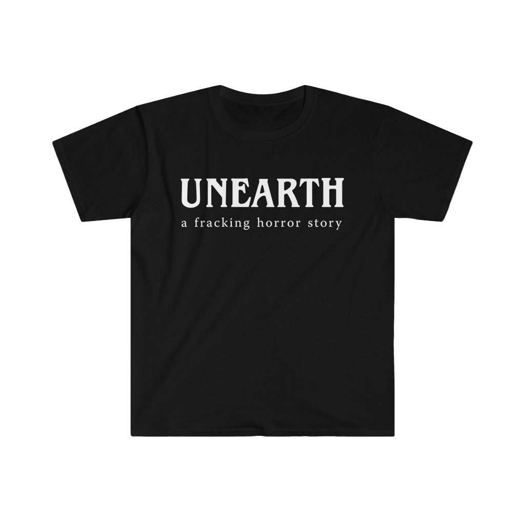 Unearth White Logo Men's Fitted Short Sleeve Tee