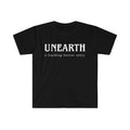 Unearth White Logo Men's Fitted Short Sleeve Tee