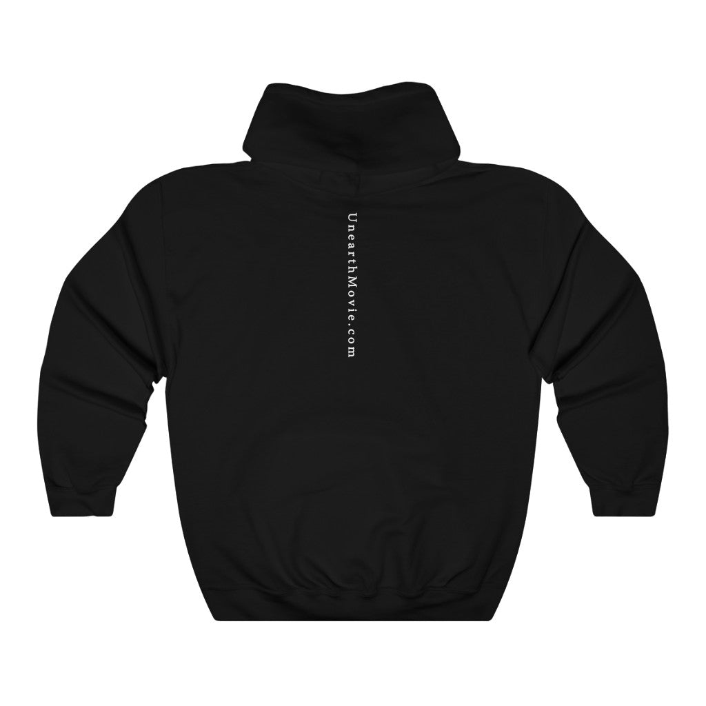 Unearth White Logo Unisex Heavy Blend™ Hooded Sweatshirt