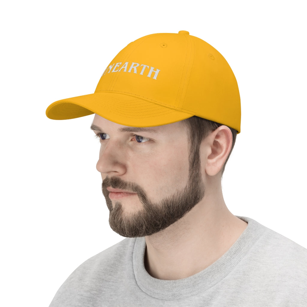 Unearth White Logo Unisex Twill Hat