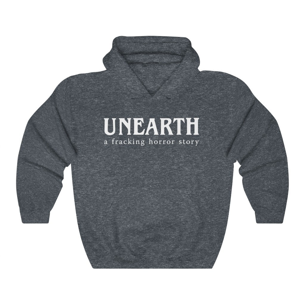 Unearth White Logo Unisex Heavy Blend™ Hooded Sweatshirt