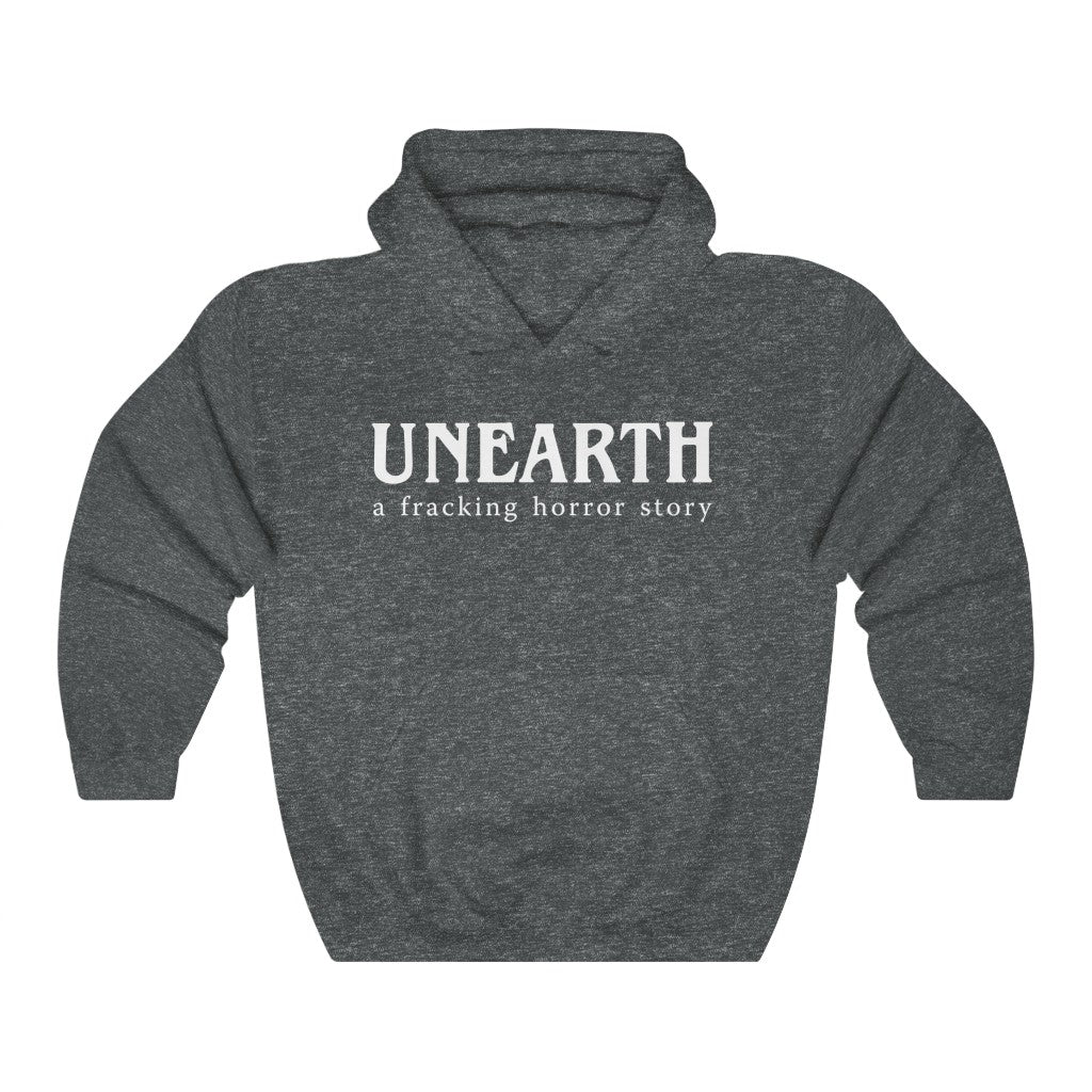 Unearth White Logo Unisex Heavy Blend™ Hooded Sweatshirt