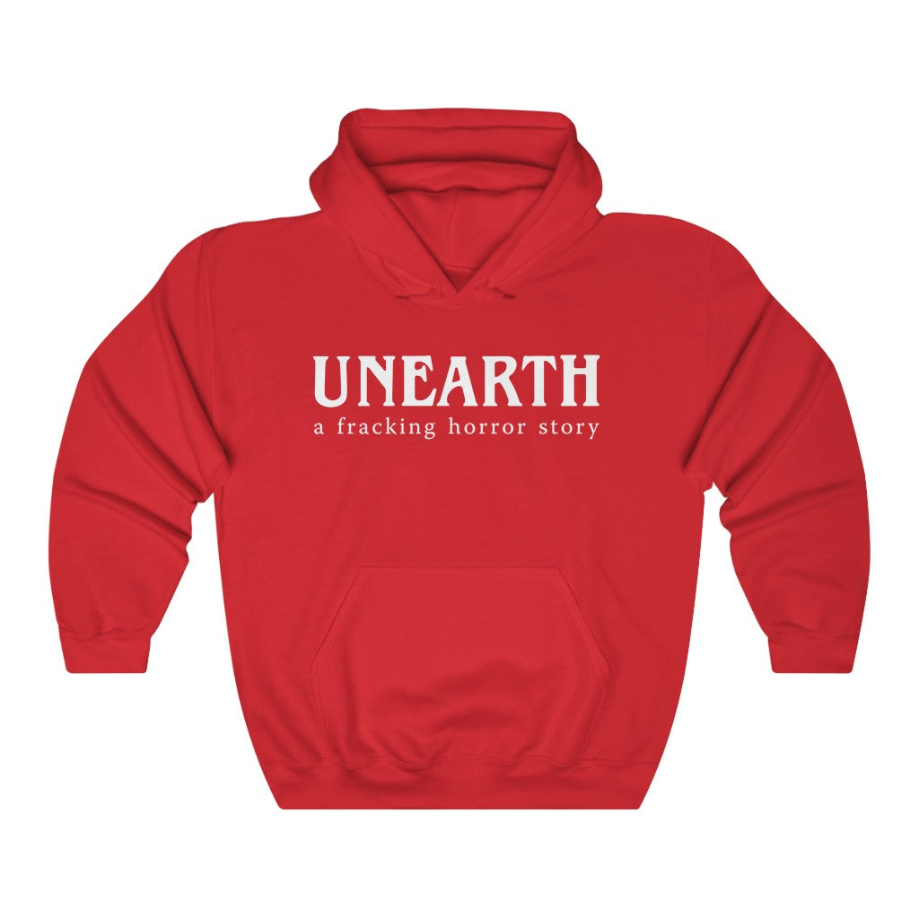 Unearth White Logo Unisex Heavy Blend™ Hooded Sweatshirt