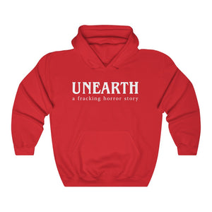 Unearth White Logo Unisex Heavy Blend™ Hooded Sweatshirt